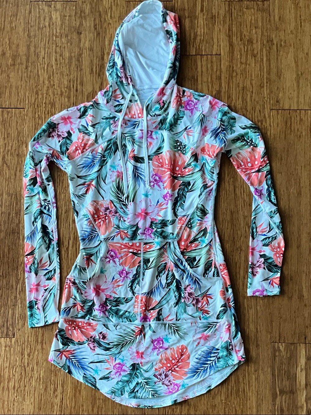 Jantzen  Hooded Floral Swim Tunic